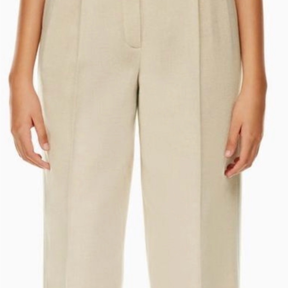 Aritzia Babaton Oat straight -Leg women’s Trousers 4